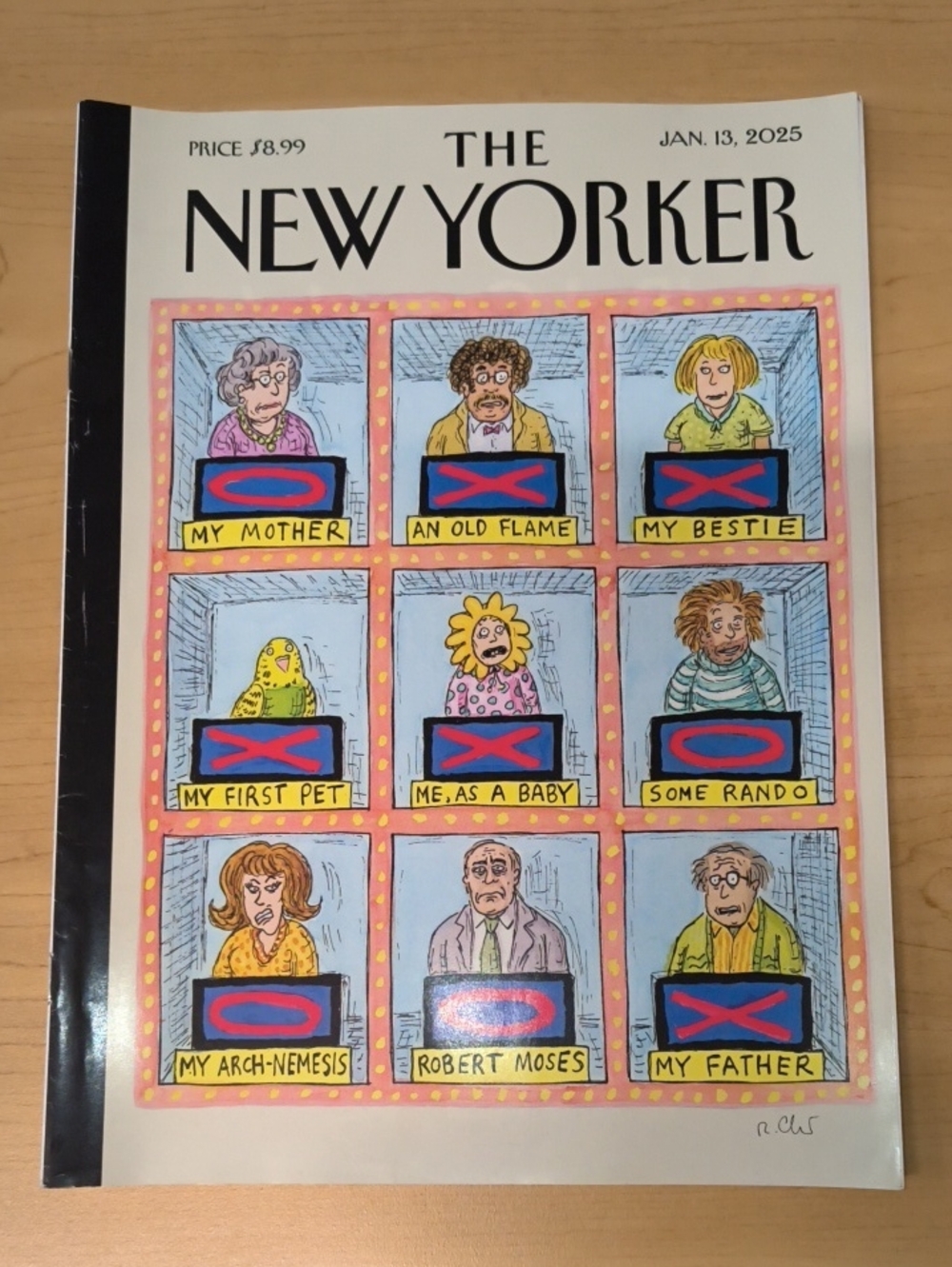 The New Yorker Magazine Roz Chast’s “Game Show”:Jan 13, 2025